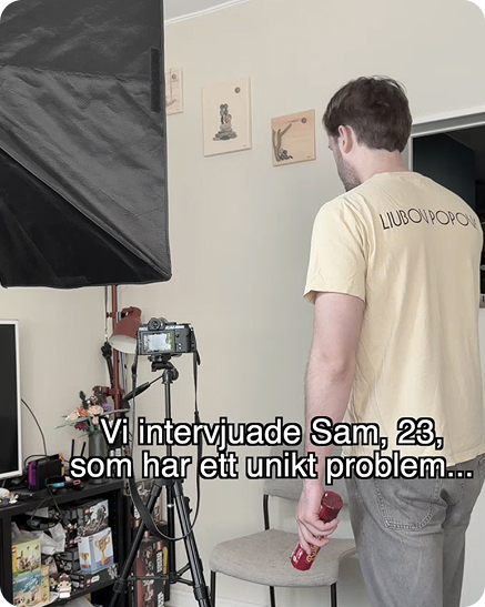 Samthemans is a comedic creator who, for this campaign, highlighted the fun side of having a sweet tooth.